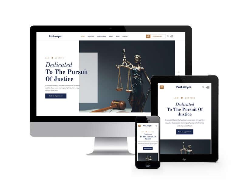 律師事務(wù)所類網(wǎng)站HTML靜態(tài)模板